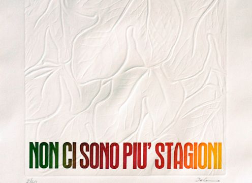 Giancarlo De Cesare
“Non ci sono più stagioni”
xilografia a rilievo e stampa tipografica
cm 50x70
Mostra Atelier Capricorno “Foliage” anno 2018