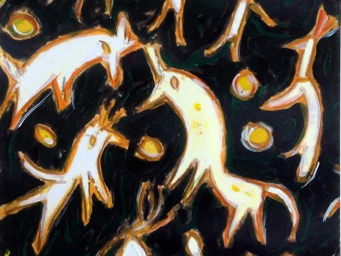 Giorgio Piccaia
“Uomini e animali” 2014
Progetto di una serie di opere su carta dedicate alla Terra
acrilico su carta cm 29,5x29,5
Mostra Personale
Atelier Capricorno anno 2019