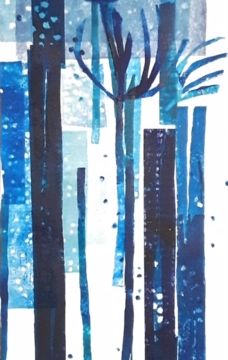 Enrica Spertini
“Nevicata giapponese”
Linoleografia
su carta giapponese cm 61x22
Mostra Atelier Capricorno “Giardini d’inverno” anno 2019